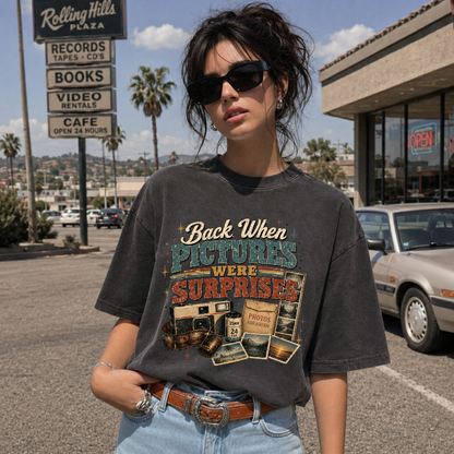 Back When Pictures Were Surprises Tee