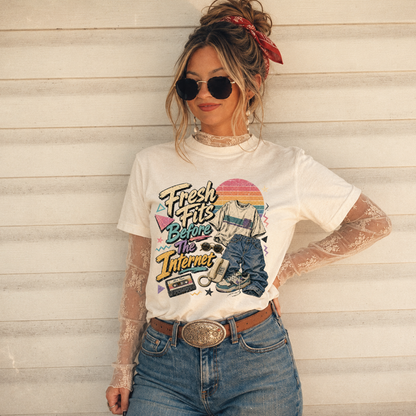 Fresh Fits Before The Internet Tee