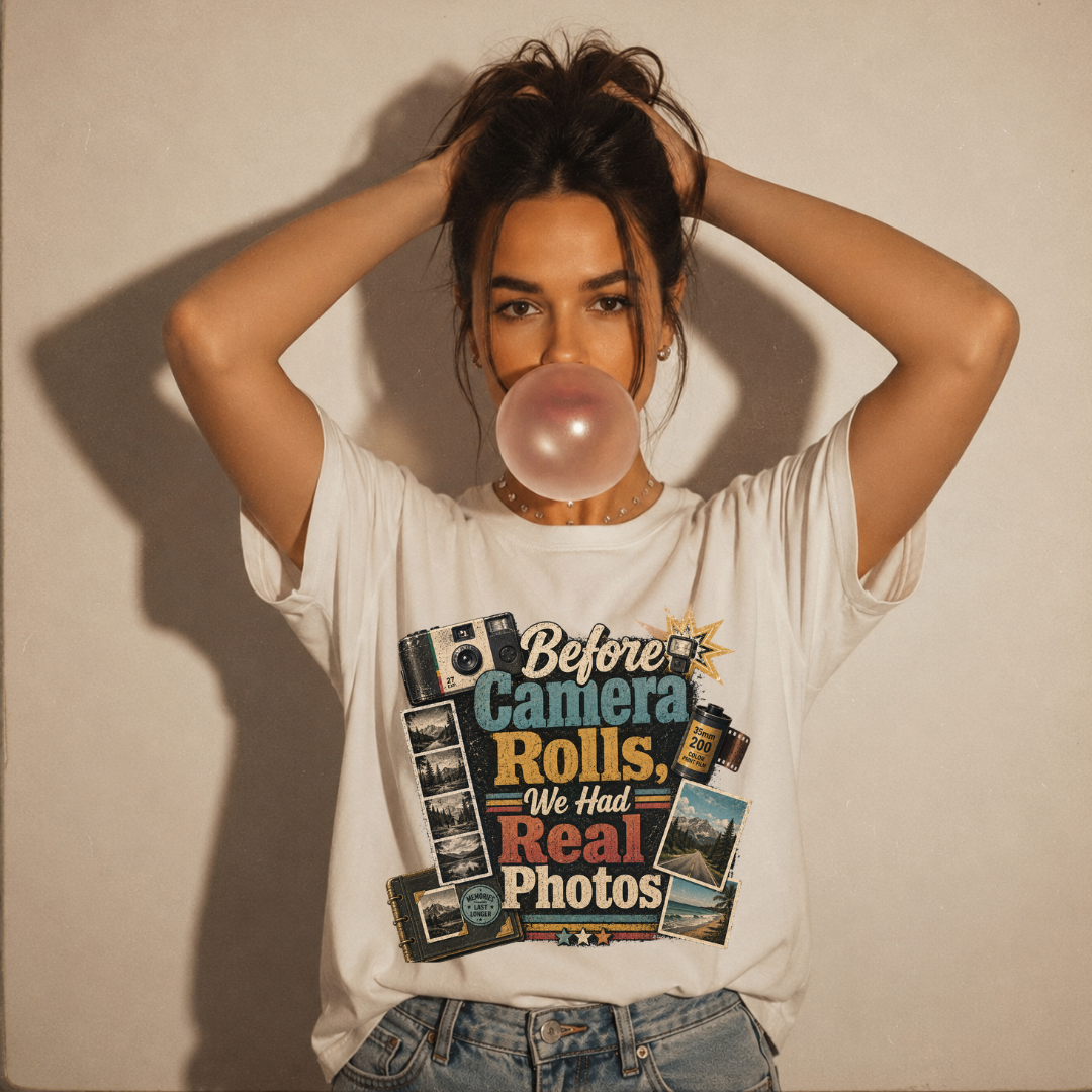 Before Camera Rolls We Had Real Photos Tee