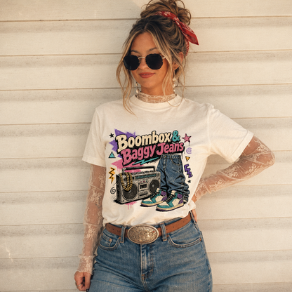 Boombox and Baggy Jeans Tee