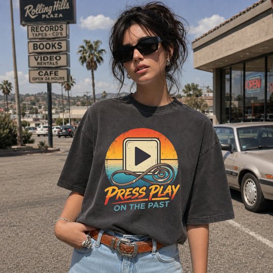 Press Play Vintage Nostalgia Design