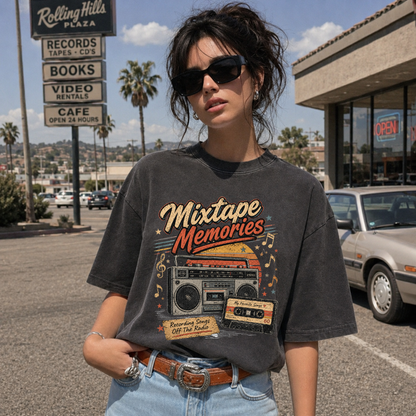 Mixtape Memories Vintage Cassette Tee